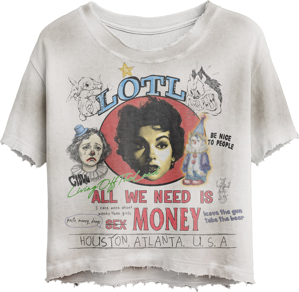 Living Off The Land Vintage I Need Money Tee